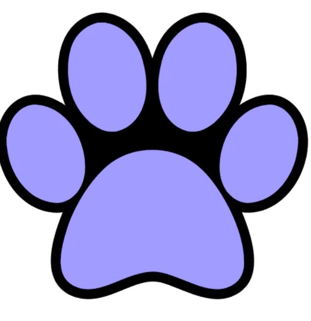 Paw Print BLANK