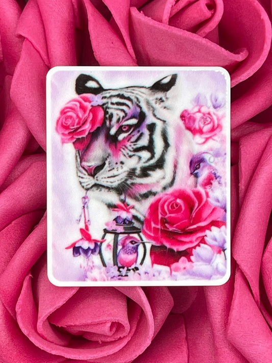 #1036 Pink flower tiger