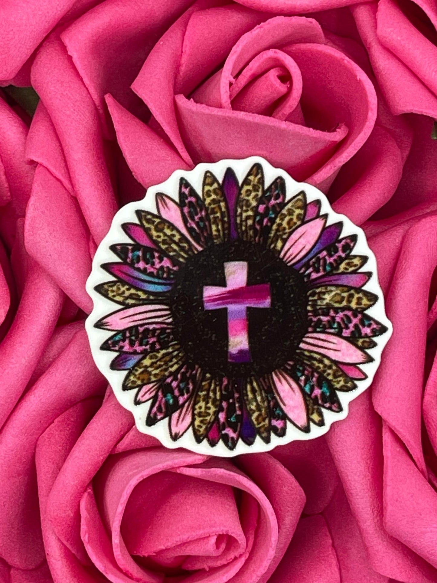 #1032 Pink cross flower