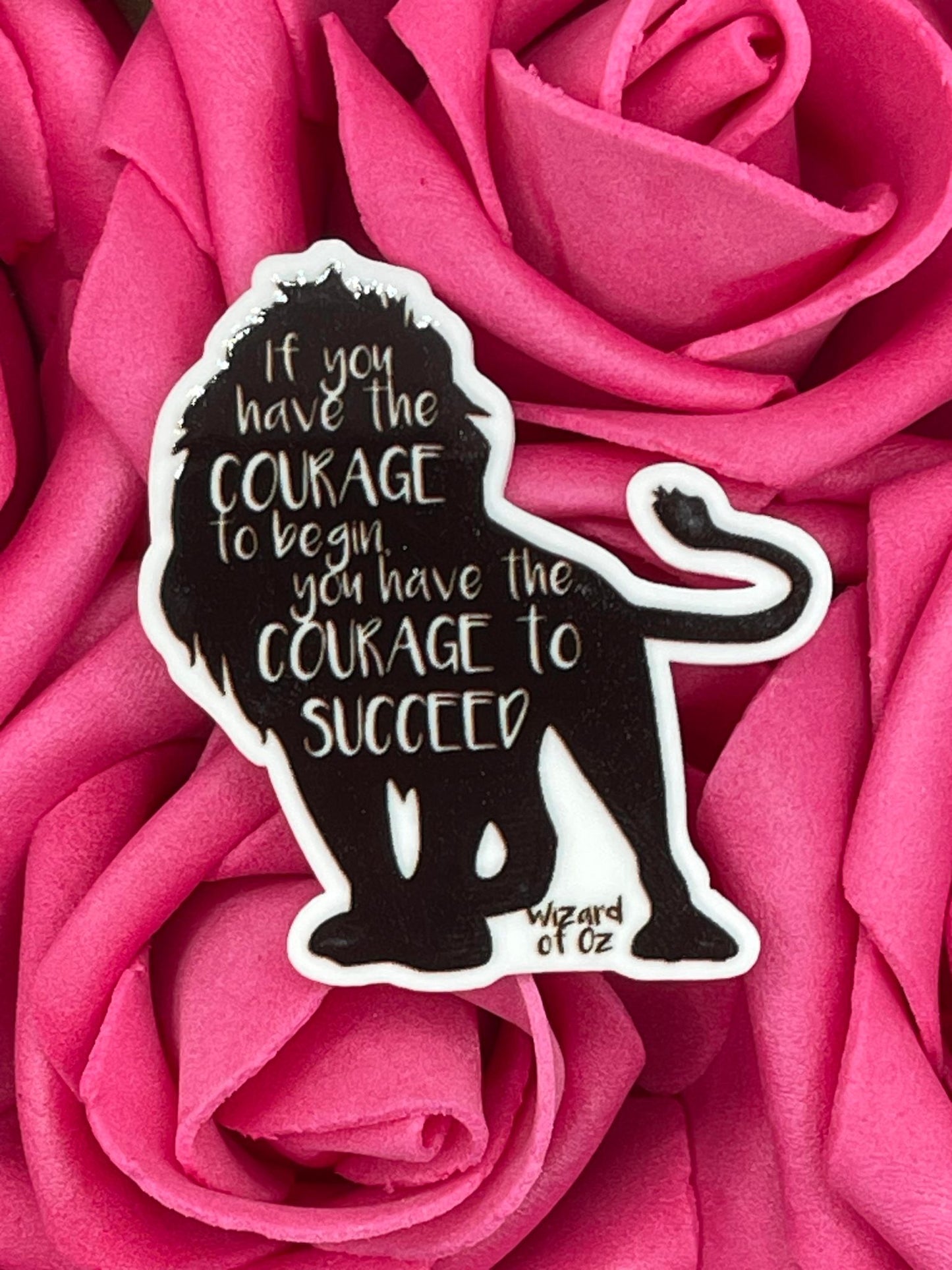 #294 Courage to succeed lion