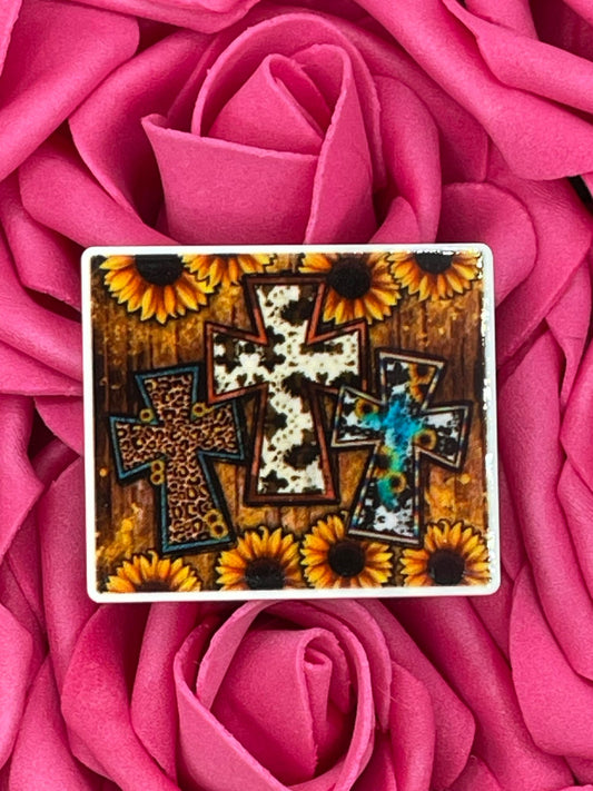 #1277 Sunflower crosses