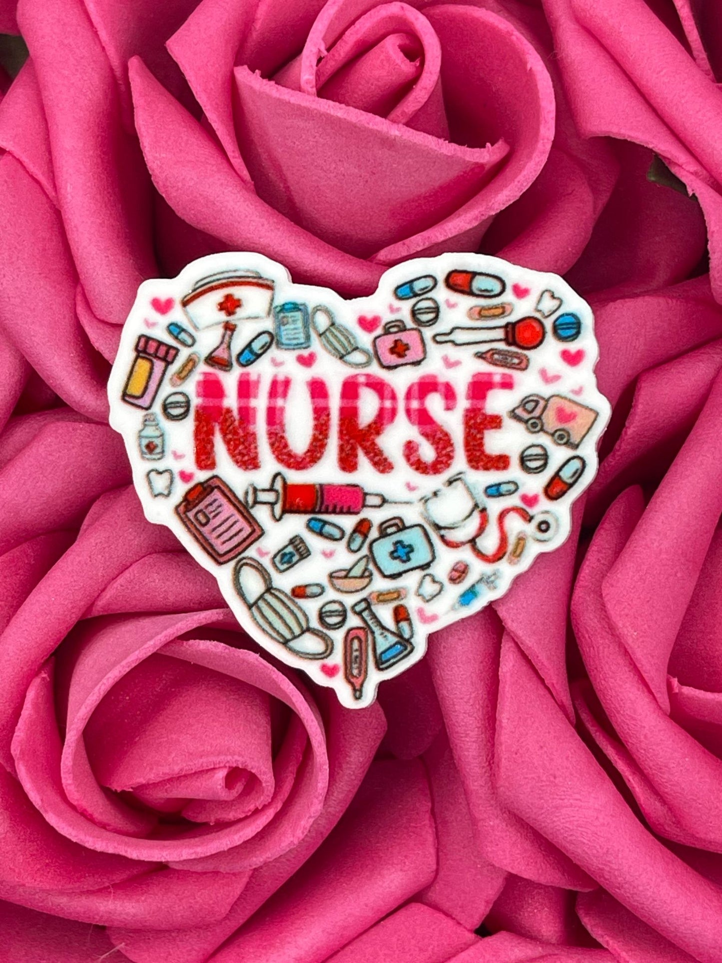 #932 Nurse heart collage