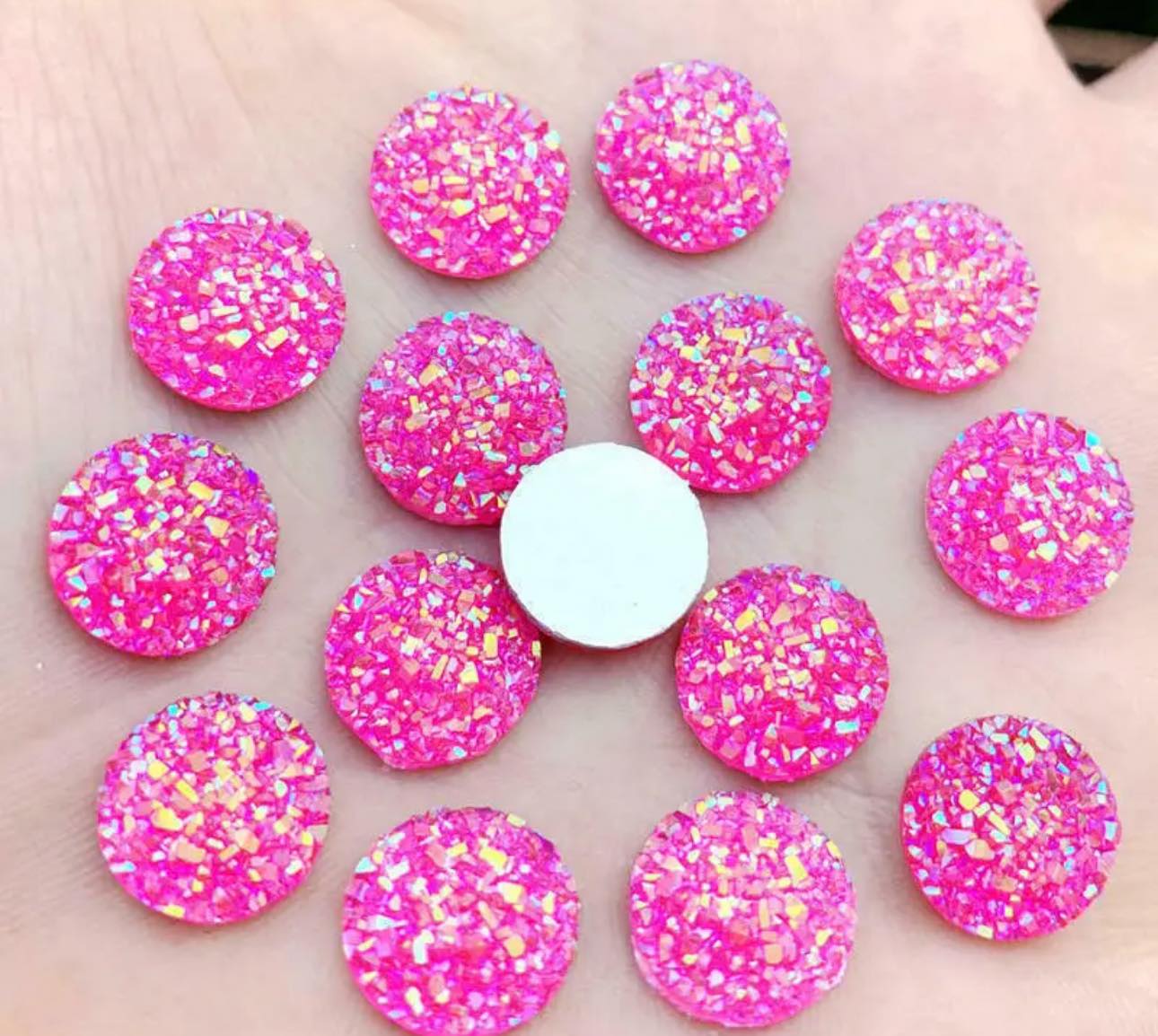 Button cover for badge reels Solid