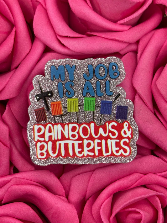 #2580 Rainbows & Butterflies