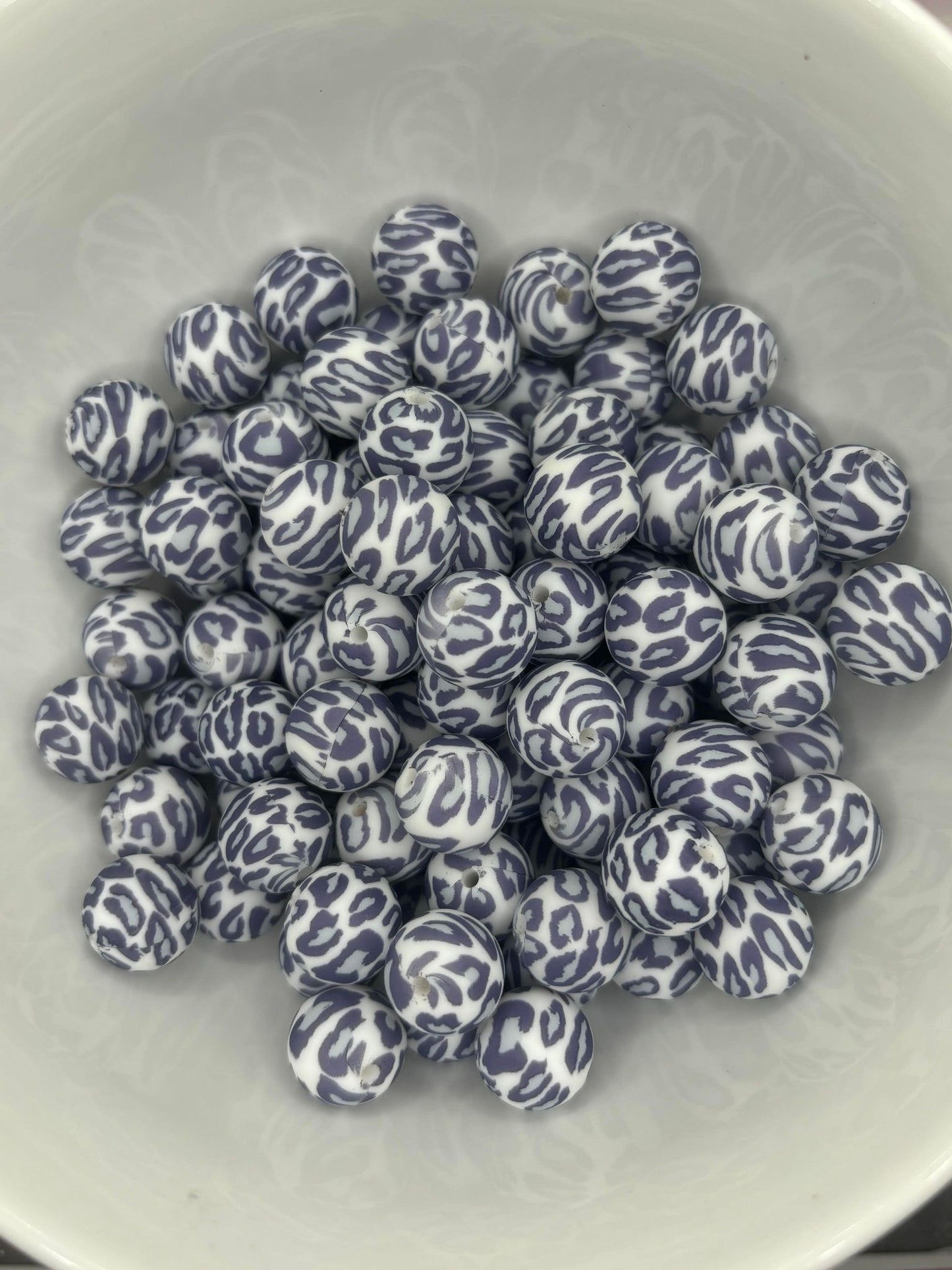 #4 Bluish Cheetah 15mm Print